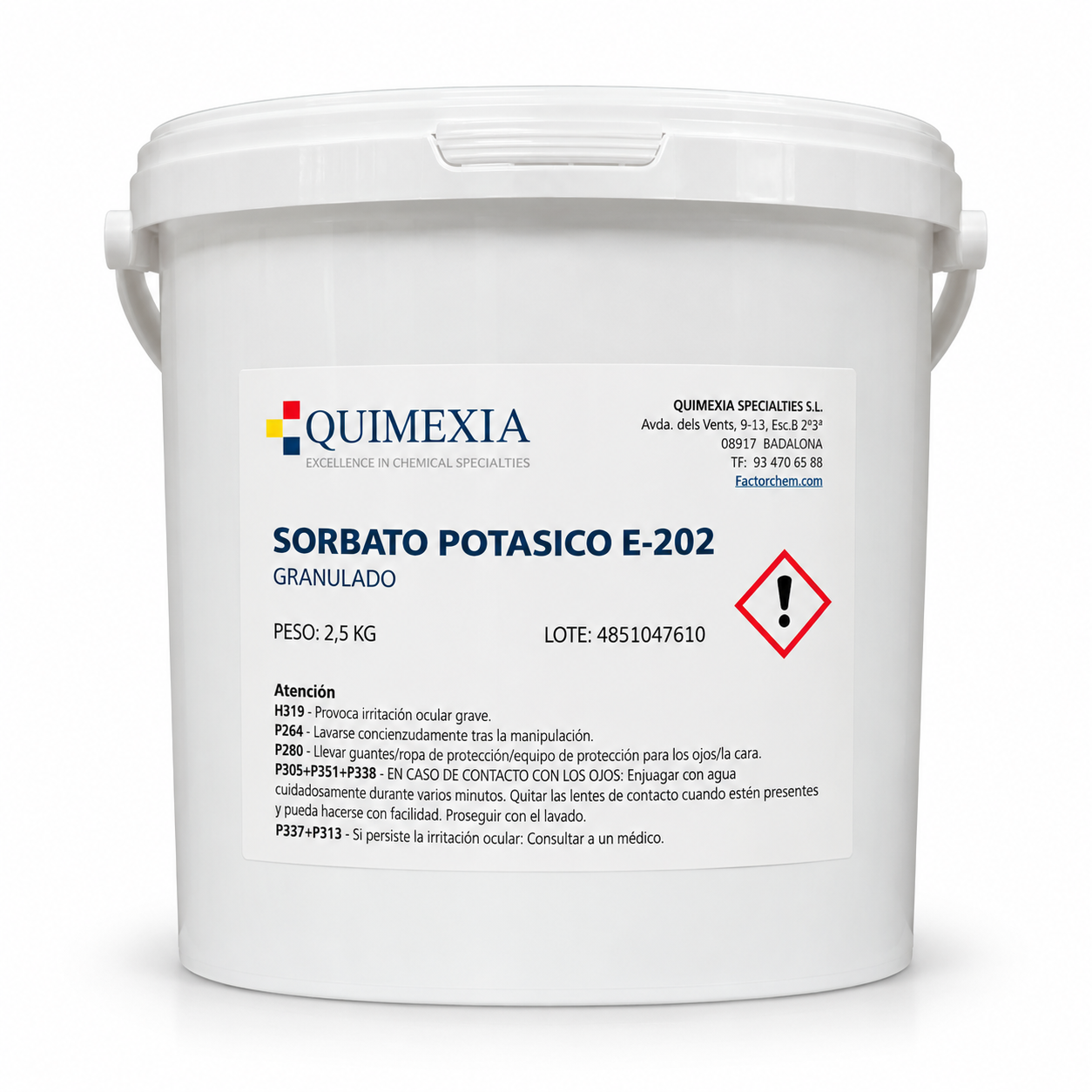 Sorbato Potásico Granulado E-202 Sorbato Potásico Granulado E-202 - Imagen 2
