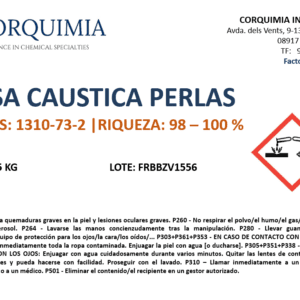 Sosa Caustica Perlas | Hidroxido de sodio