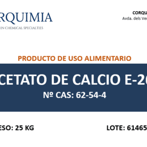 Acetato de calcio E-263